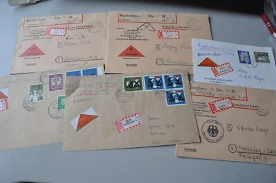 BRD 7 Briefe Nachnahme 1950-60's - Bild 1 von 4