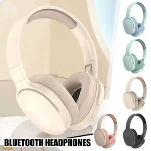 #P2961 Wireless Bluetooth 5'3 Headphones Over Ear Hifi Stereo Headset' M3L6 - Picture 1 of 22