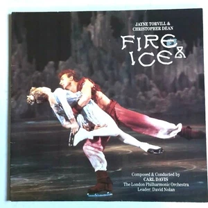 TORVILL & DEAN - FIRE & ICE Carl Davis London Philharmonic 1986 Vinyl LP - Picture 1 of 11