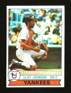 1979 Topps Burger King BASEBALL #3 CLIFF JOHNSON NRMINT+ NEW YORK YANKEES (SB1) - Picture 1 of 1