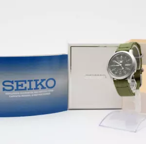 ▶️【N MINT+/Box】 SEIKO 5 7S26-02J0 SNK805 Green Dial Automatic Men's Watch JAPAN - Picture 1 of 16