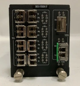 EM316-10G8SW-XY, MRV FIBER DRIVER PACKET MULTIPLEXER 2081113-011R A05 CARD - Picture 1 of 4