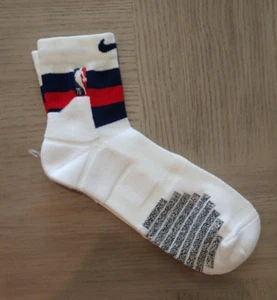 NIKE - AUTHENTIC 75TH ANNIVERSARY NBA ISSUED QUARTER SOCKS - WHITE 2XL - NEW!!! - Picture 1 of 6