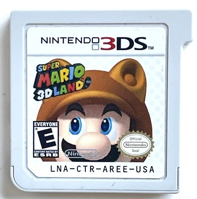 EXCELLENT AUTHENTIC NINTENDO 3DS SUPER MARIO "3D LAND" VIDEO GAME CARTRIDGE - Image 1 of 2