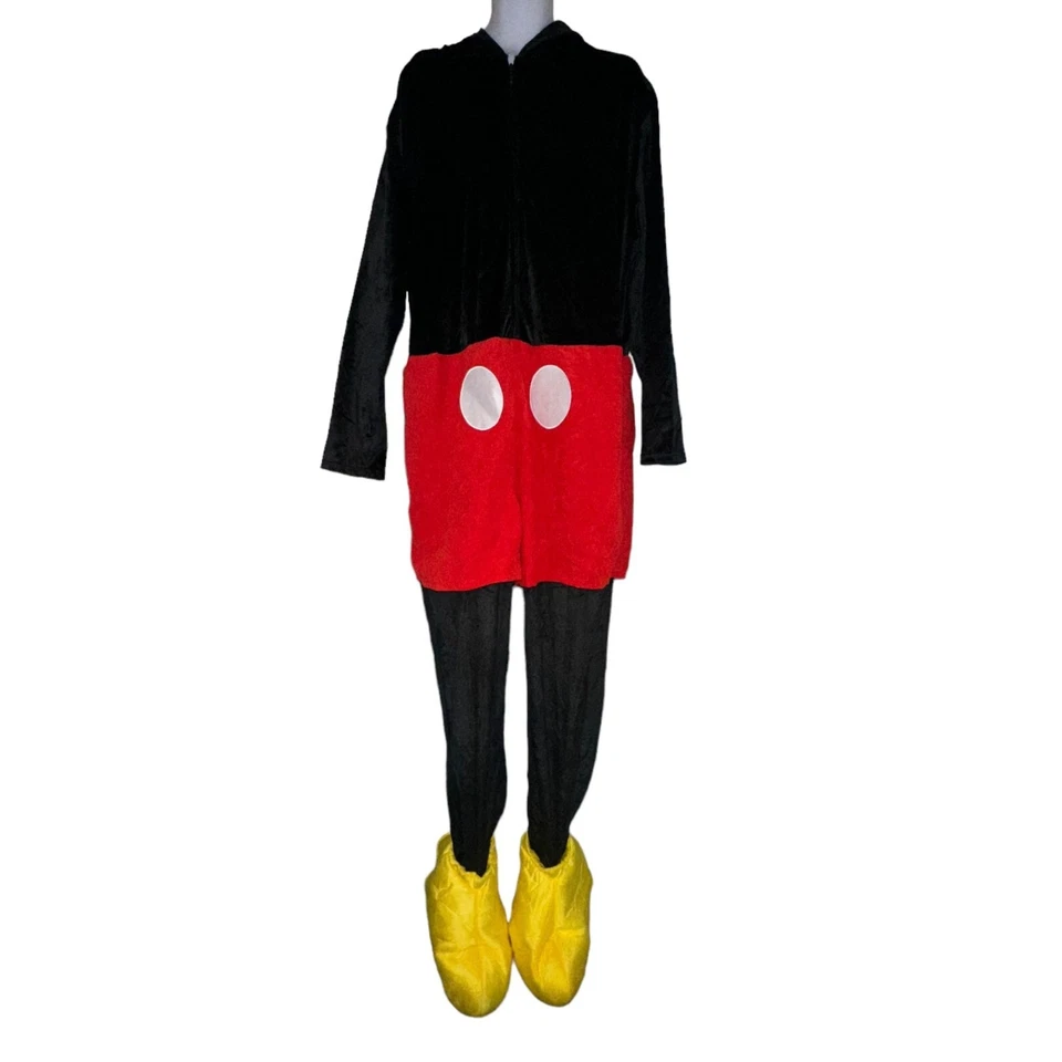 Spirit Halloween Mickey & Friends Disfraz Para Hombre L XL Una Pieza Cuerpo Completo Sudadera con Capucha Foto 1 de 4