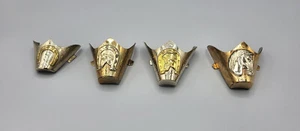 Boot Flat Tips Set RUSTIC VINTAGE HORSESHOE HORSE Southwestern (CHOOSE SIZE) - Picture 1 of 11