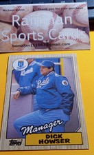 1987 Topps # 18 Dick Howser Kansas City Royals