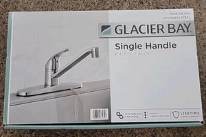 *Glacier Bay Single-Handle Standard Kitchen Faucet  Stainless Steel - Picture 1 of 2