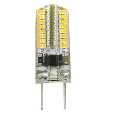 10pcs G8 G8.5 T4 Led bulb 2W 64-3014SMD 110V 120V Silicone Warm White Light H - Image 1 of 4