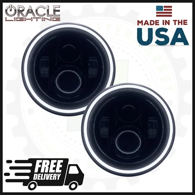 Oracle Lighting 7" High Powered LED Headlights | Fits 2007–2018 Jeep Wrangler JK - Image 1 of 4