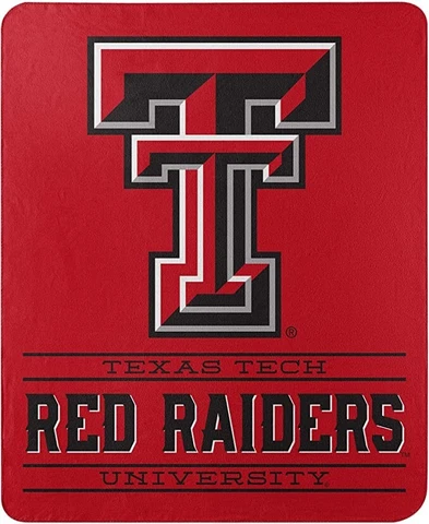 Texas Tech Red Raiders NCAA 50'' x 60'' Fleece Throw Blanket - AB0BRX2P7JL2 Cover
