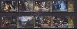 JERSEY SG 2270-2277 2018 USED CTO STAMP SET MARY SHELLEY FRANKENSTEIN 200 YEARS - Picture 1 of 1
