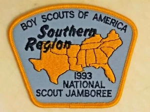 1993 National Scout Jamboree Southern Region Subcamp Pocket Patch Boy Scouts BSA - Picture 1 of 4