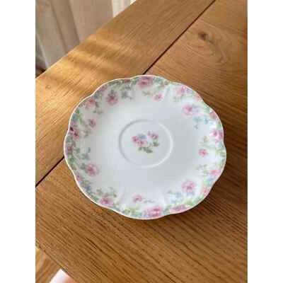Plato pequeño floral platillo vintage Haviland Francia Foto 1 de 2