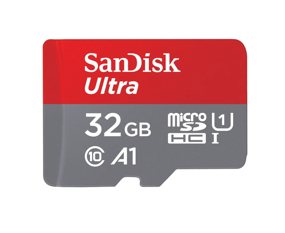 micro SD Speicherkarte 32 GB SanDisk Ultra Class10 UHS-I bis zu 120 MB/s - Neu - Bild 1 von 1