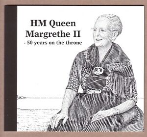 FAROE 2022 50 years of reign Queen Margrethe II Engraver - Martin Morck 