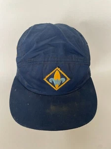 Vintage WEBELOS Cub Scout Blue Uniform Cap BSA Scouting Size Small 6.5 - 6.75 - Picture 1 of 8