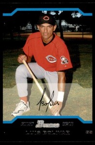 2004 BOWMAN LUIS BOLIVAR RC CINCINNATI REDS #208