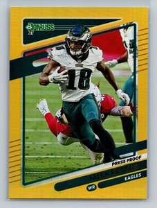 2021 Donruss PRESS PROOF Jalen Reagor #112 -  Philadelphia Eagles