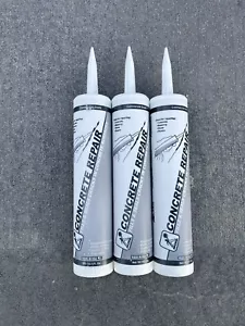 3 Concrete Caulk Crack Sealant 10.1 Oz Concrete Repair Cement Masonry Stucco - Picture 1 of 6