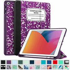 Case For iPad 9th 2021/ iPad 8th 2020 10.2'' Soft TPU Back Cover Pencil Holder
