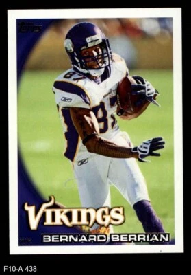 2010 Topps #438 Bernard Berrian Vikings Fresno St 8 - NM/MT - Image 1 of 2