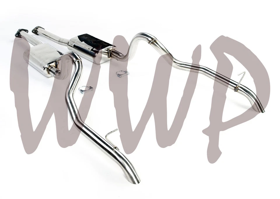 Sistema de escape CatBack de acero inoxidable de 2,5" 87-93 Ford Mustang 5,0 L FoxBody apagado  Foto 1 de 3