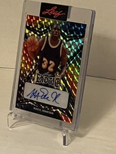 #’d 5/5  2022 Leaf Exotic STAR PRIZM Autographed Magic Johnson Card# BA-MJ2