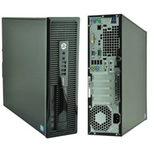 HP Desktop Computer Dual Core 8GB RAM 500GB HD PC WiFi Bluetooth DVDRW Win 10 - Picture 1 of 6