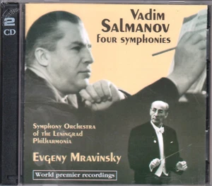 2 CD VADIM SALMANOV Symphonies 1-4 EVGENY MRAVINSKY Leningrad Philharmonic - Photo 1/2