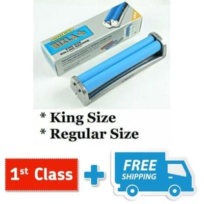 Original RIZLA Premium Metall Zigaretten Rollmaschine KING und REGULAR SIZE - Bild 1 von 4