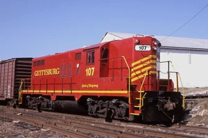 Diapositiva originale: Gettysburg Railroad GP10 107 - ex Conrail - Foto 1 di 1