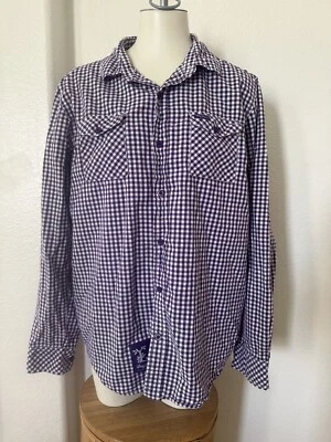 Camisa Lrg Wovens púrpura talla L para hombre (b57) Foto 1 de 4