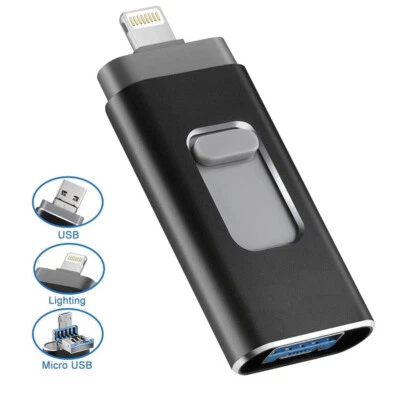 256G 2TB USB3.0 Flash Pen Drive Photo Memory Stick External Storage Fr iPhone PC - Image 1 of 4