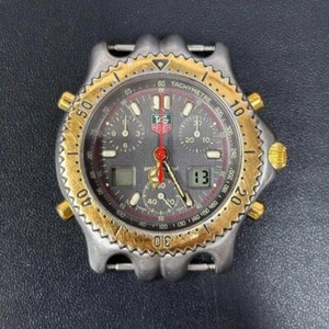 TAG Heuer Watch Quartz 38mm Men's Gray Dial Swiss Made Round CG1122-0 Used Japan - Picture 1 of 7