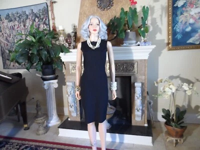 Vestido Vaina The Row Negro Sin Mangas con Bordes Crudos Detalle Talla S Foto 1 de 4