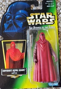 Kenner Star Wars Emperor's Royal Guard Card Hologram1997 POTF NIB w/ Force Pike - Picture 1 of 2