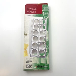Villaware Ravioli Maker 5400 Makes 12 Raviolis 1 3/4” Squares NEW Old Stock - Picture 1 of 10