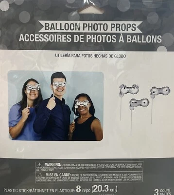 Eye Balloon Photo Props 3ct - Image 1 of 2