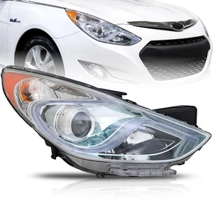 For Hyundai Sonata Hybrid 2011-2015 Headlight  w/Bulbs, Right / Passenger Side - Picture 1 of 9