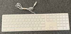 Genuine Apple A1243 Wired USB Keyboard w/ Numeric Keypad for iMac, Mac Mini - Bild 1 von 2
