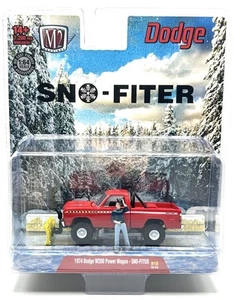 M2 MACHINES DIORAMA AUTO FIGS 1974 DODGE W200 POWER WAGON SNO-FITER - Picture 1 of 2