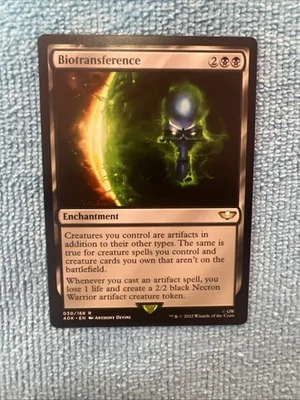 Biotransference #030 Universes Beyond: Warhammer 40000 MTG NM+ - Image 1 of 4