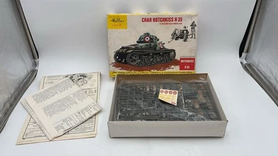  HEL794 Heller CHar Hotchkiss H 35 e un cannone Modello 25 1934 1/35 - Immagine 1 di 3
