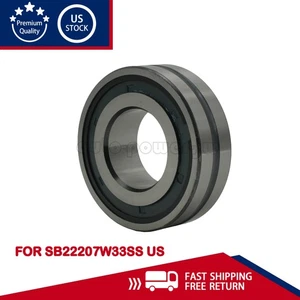 NEU für SB22207W33SS Pendelrollenlager gerade Bohrung doppelt abgedichtet USA - Bild 1 von 10
