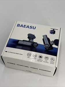 BAEASU 3 Channel Dash Cam New In Box - Picture 1 of 3