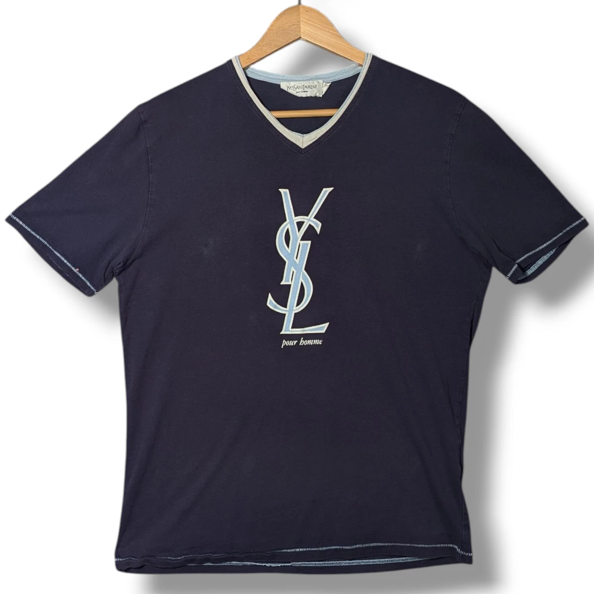 ysl logo t shirt products for sale | eBay