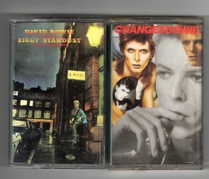 David Bowie Lot Ziggy Stardust Changesbowie 2 Ryko 1990 Re-issue Cassettes NM! - Picture 1 of 6