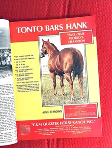 1973 QUARTER HORSE JOURNAL - Vintage RACE issue - TONTO BARS HANK - GALLANT JET - Picture 1 of 24
