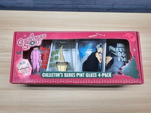 A CHRISTMAS STORY COLLECTOR'S SERIES PINT GLASS 4-PACK - Picture 1 of 8